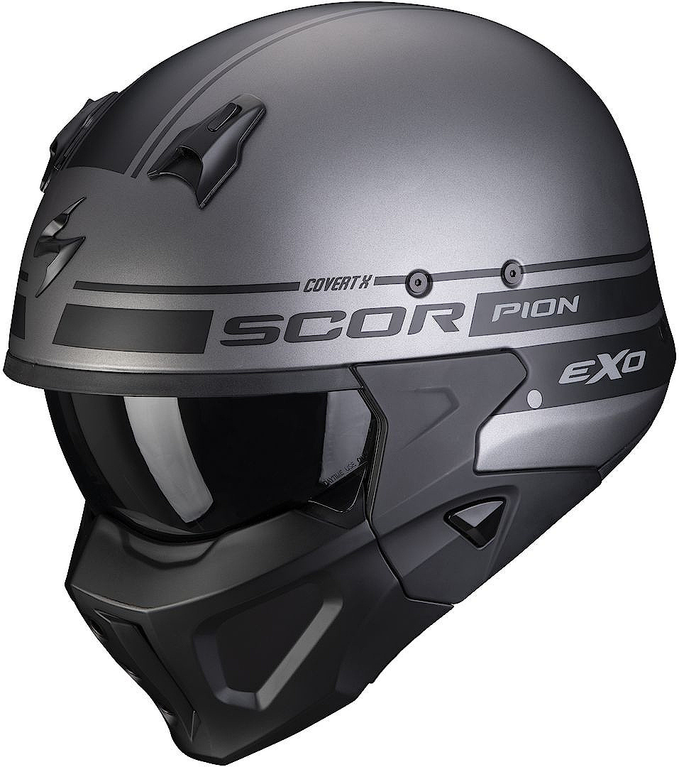 Scorpion Covert-X Tussle Helmet, black-grey, Size XS 54 55, black-grey, Size XS 54 55