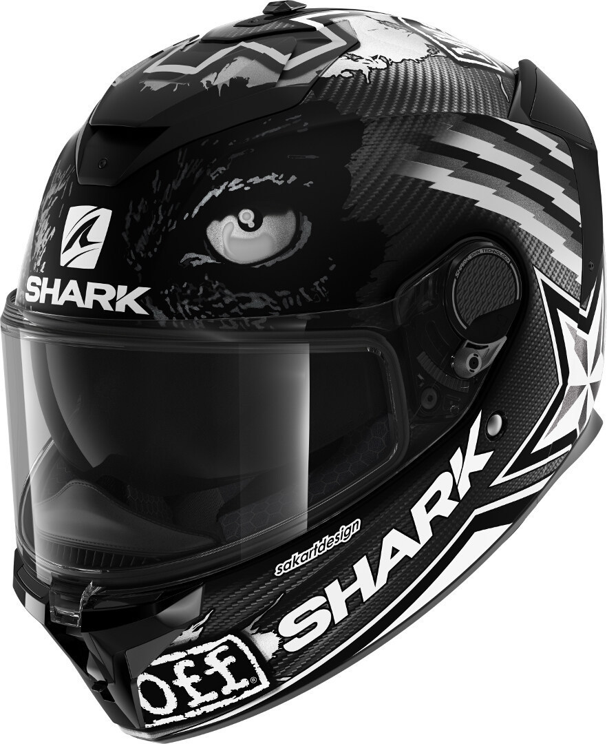 Shark Spartan GT Carbon Replica Redding Signature Mat Helmet, white-carbon, Size XS, white-carbon, Size XS