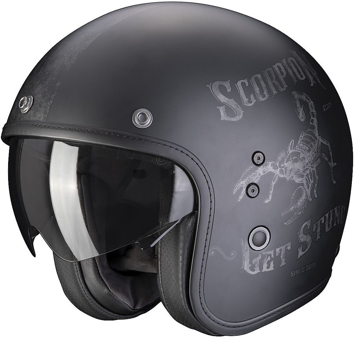 Scorpion Belfast Evo Pique Jet Helmet, black, Size XS, black, Size XS