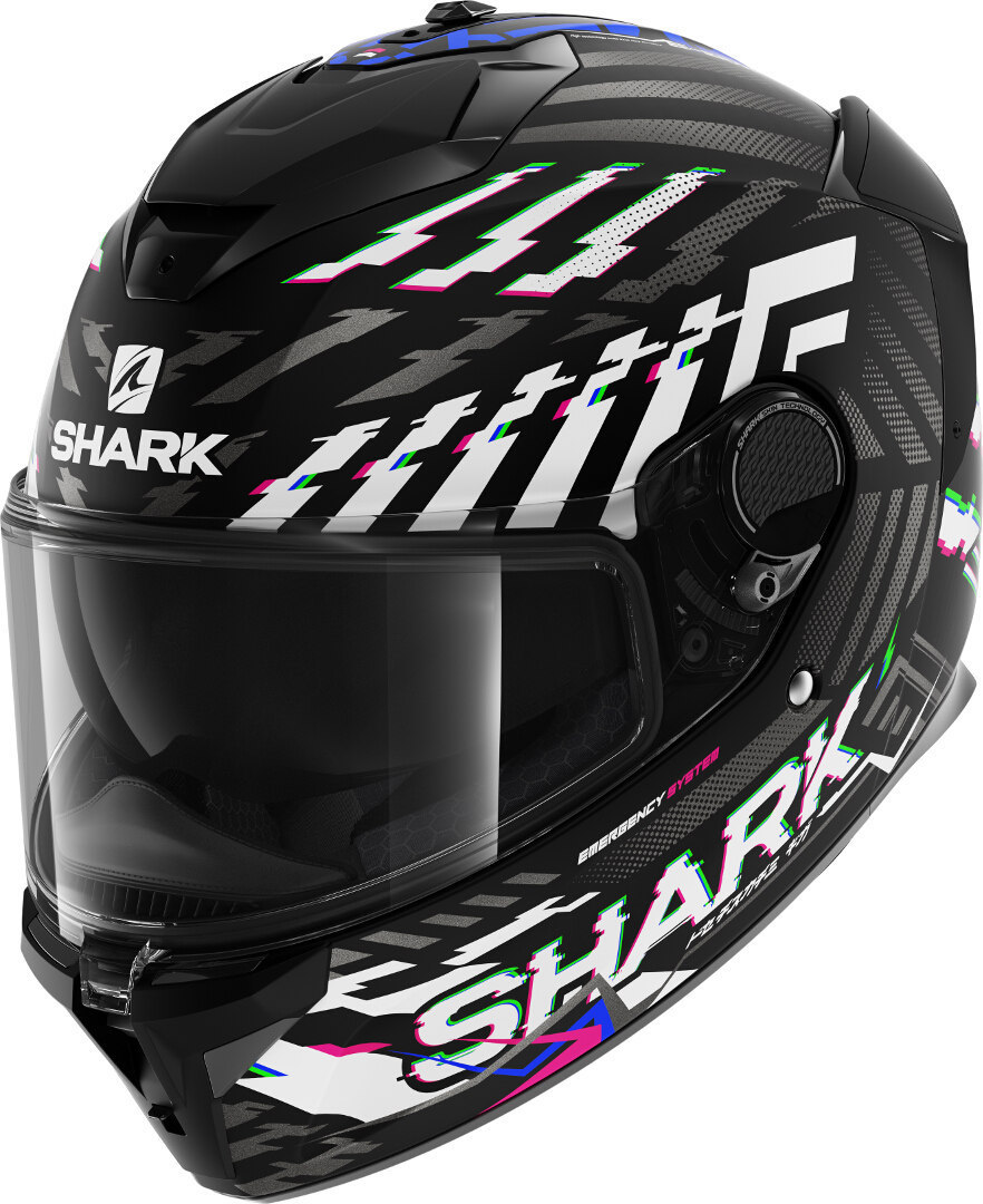Shark Spartan GT E-Brake Helmet, black-grey, Size S, black-grey, Size S