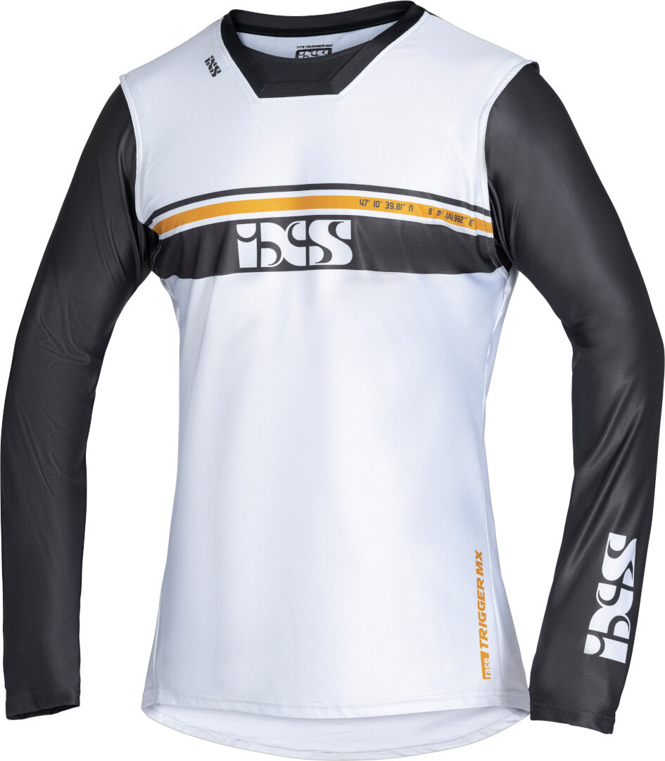 IXS Trigger 2.0 Motocross Jersey, grå-hvid, størrelse M