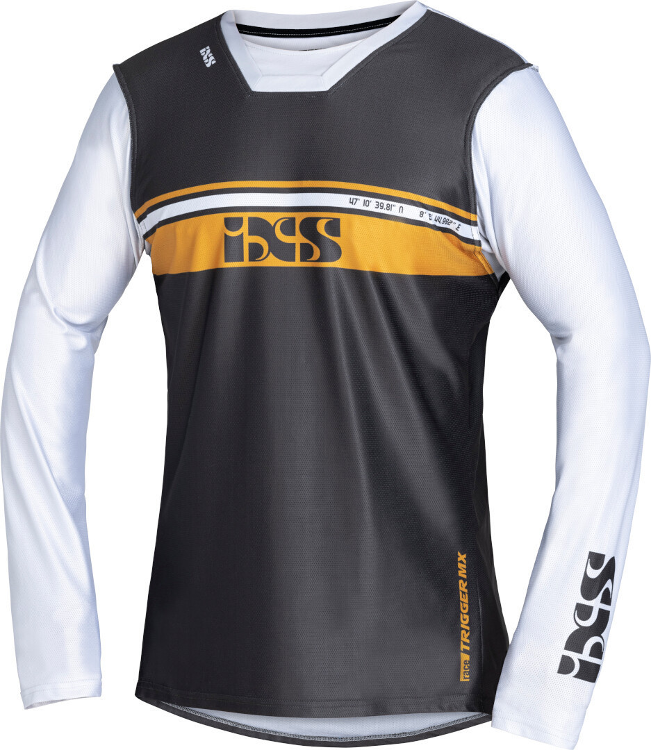 IXS Trigger 2.0 Motocross Jersey, grey-white, Size XS, grey-white, Size XS