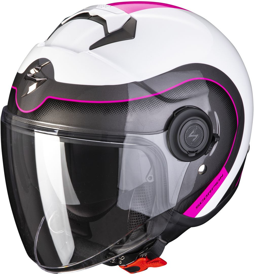 Scorpion EXO-City Roll Jet Helmet, white-pink, Size XS, white-pink, Size XS