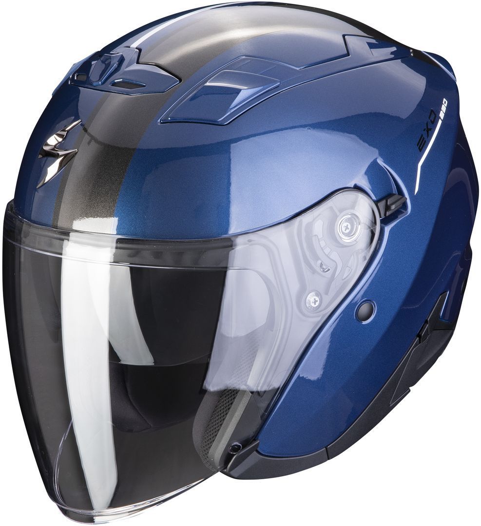 Scorpion EXO-230 SR Jet Helmet, blue, Size XS, blue, Size XS