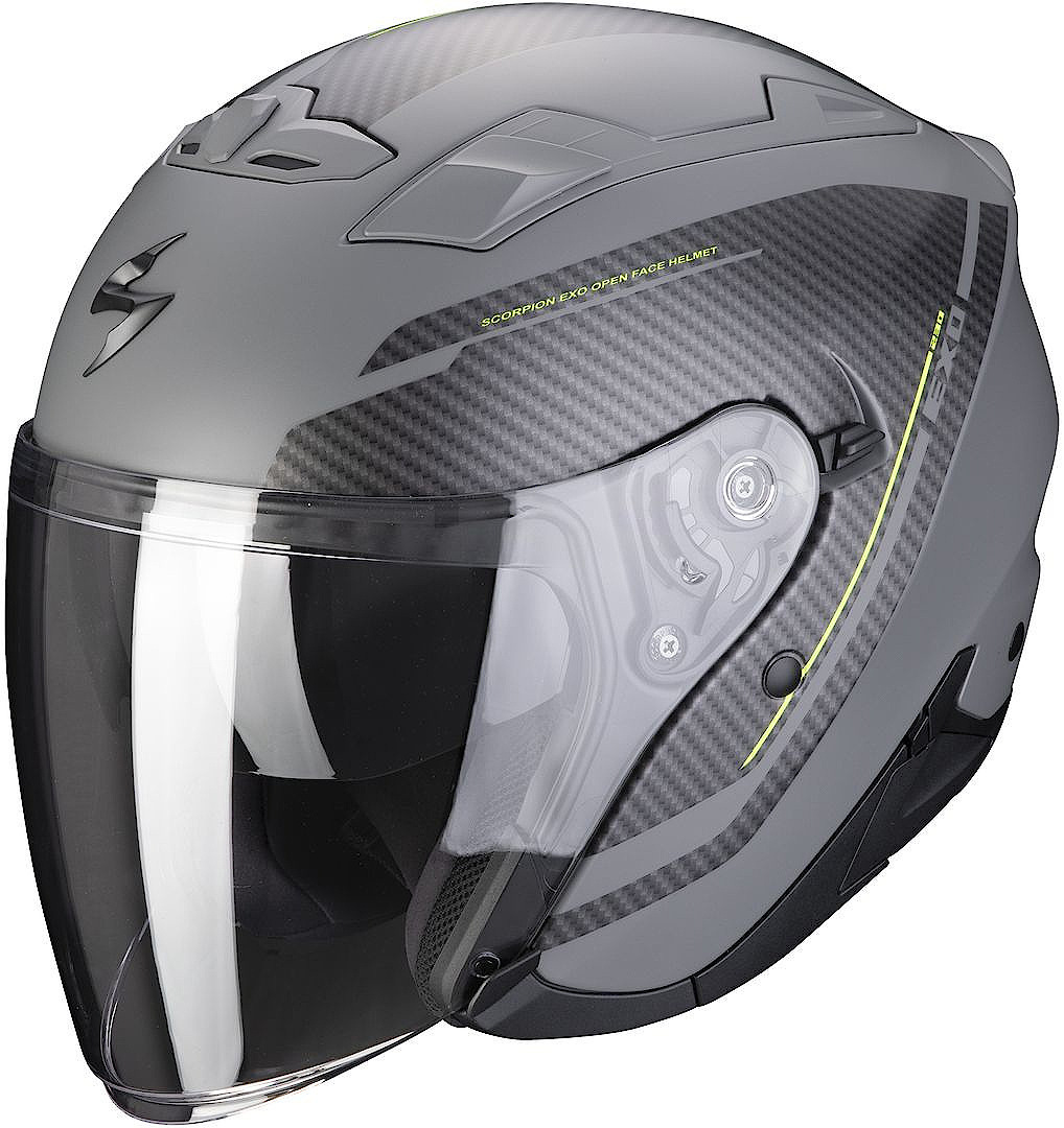 Scorpion EXO-230 Fenix Jet Helmet, black-grey, Size S, black-grey, Size S