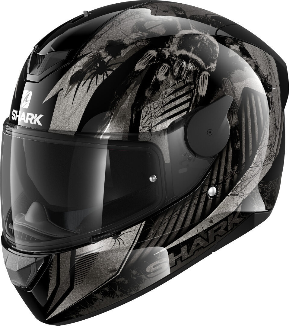 Shark D-SKWAL 2 Atraxx Helmet, black-silver, Size XS, black-silver, Size XS