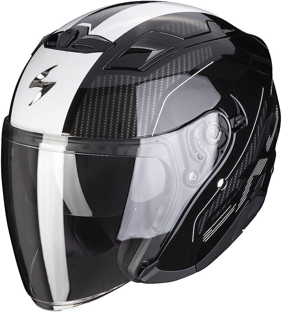 Scorpion EXO-230 Condor Jet Helmet, black-white, Size XS, black-white, Size XS