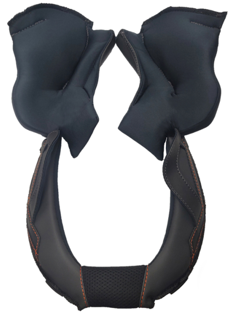 Nexx X.Vilijord Cheek Pads and Neck Roll, black, Size 2XS, black, Size 2XS
