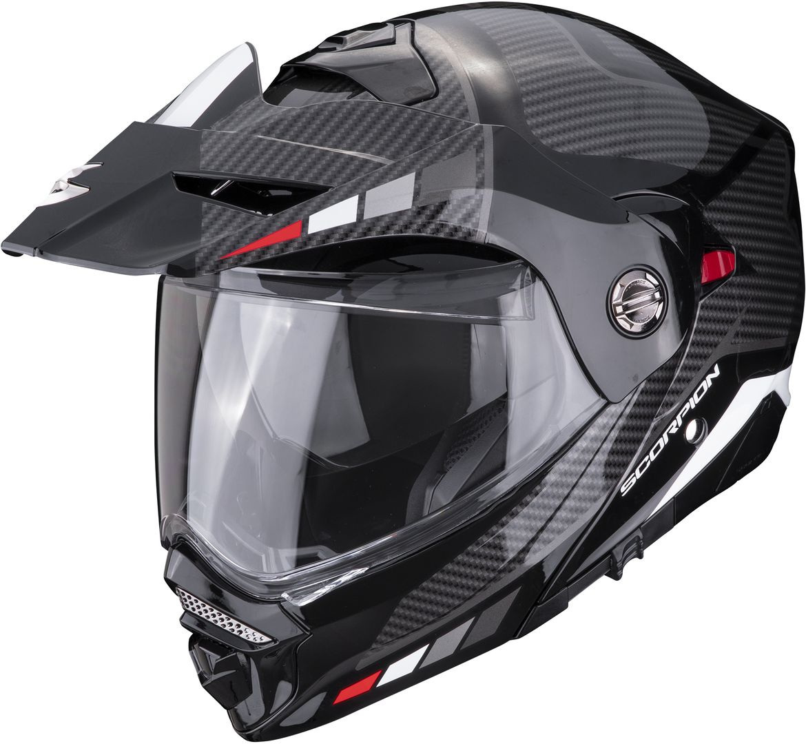 Image of Scorpion ADX-2 Camino Casco, nero-rosso, dimensione 2XL