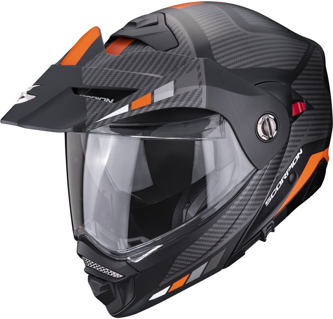 Image of Scorpion ADX-2 Camino Casco, nero-arancione, dimensione XL