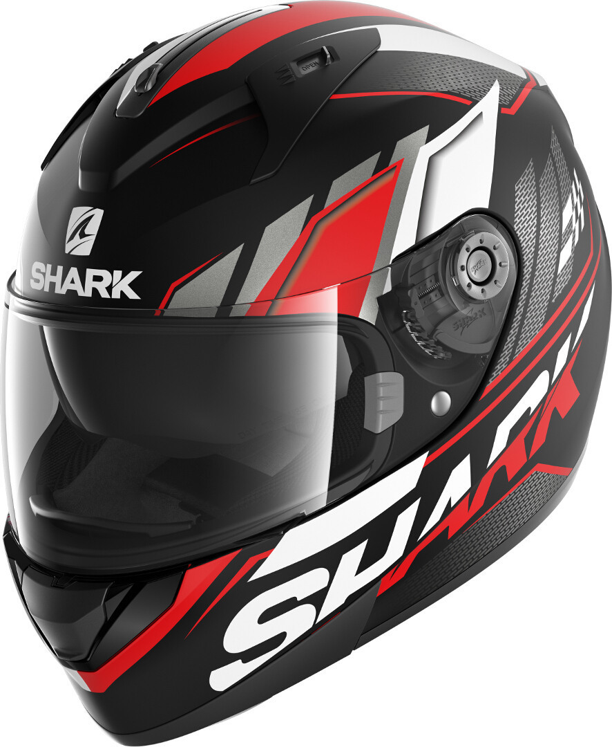 Shark Ridill Phaz Helmet, black-white-red, Size XS, black-white-red, Size XS