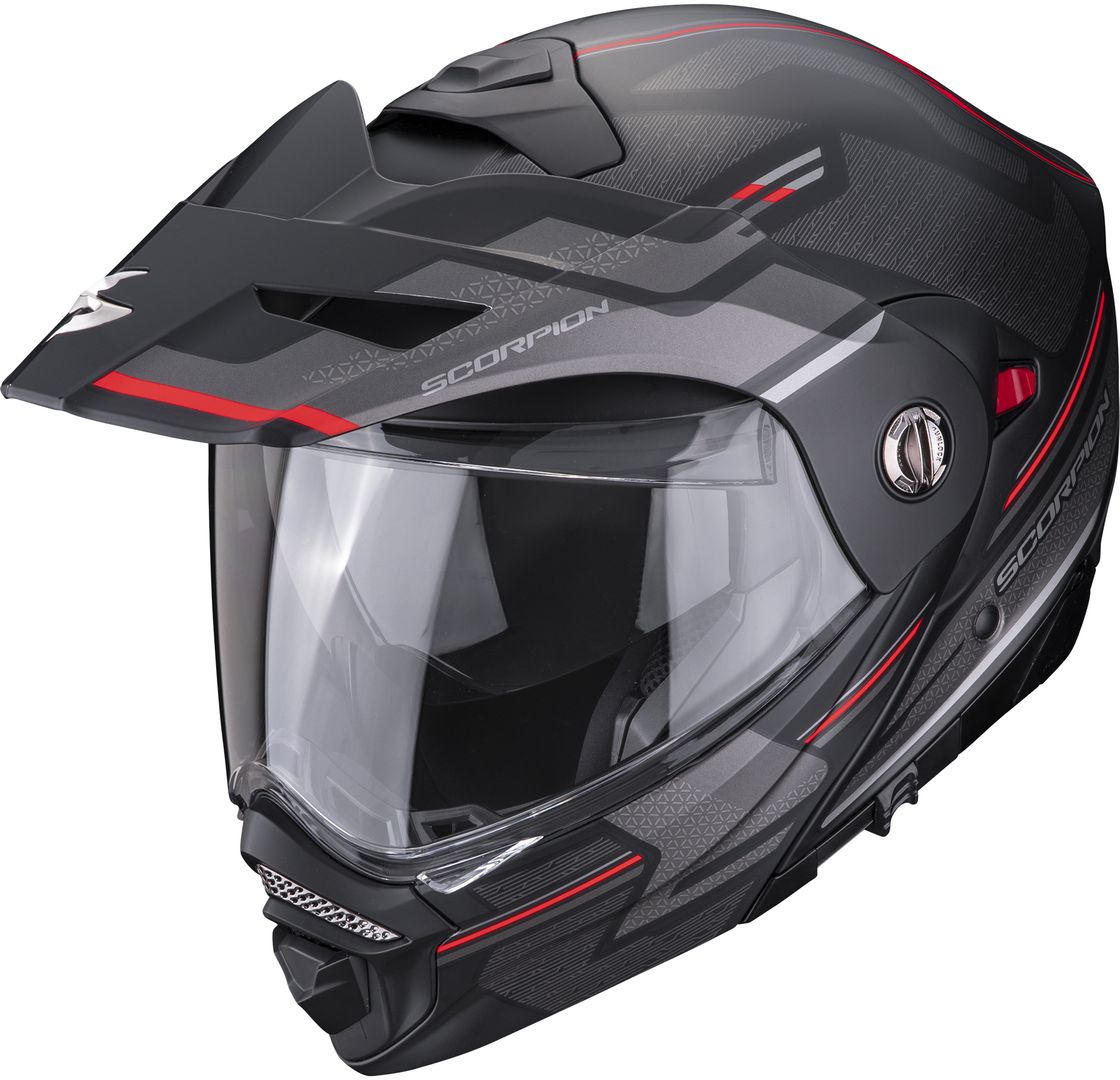 Scorpion ADX-2 Carrera Helm, zwart-rood, afmeting L