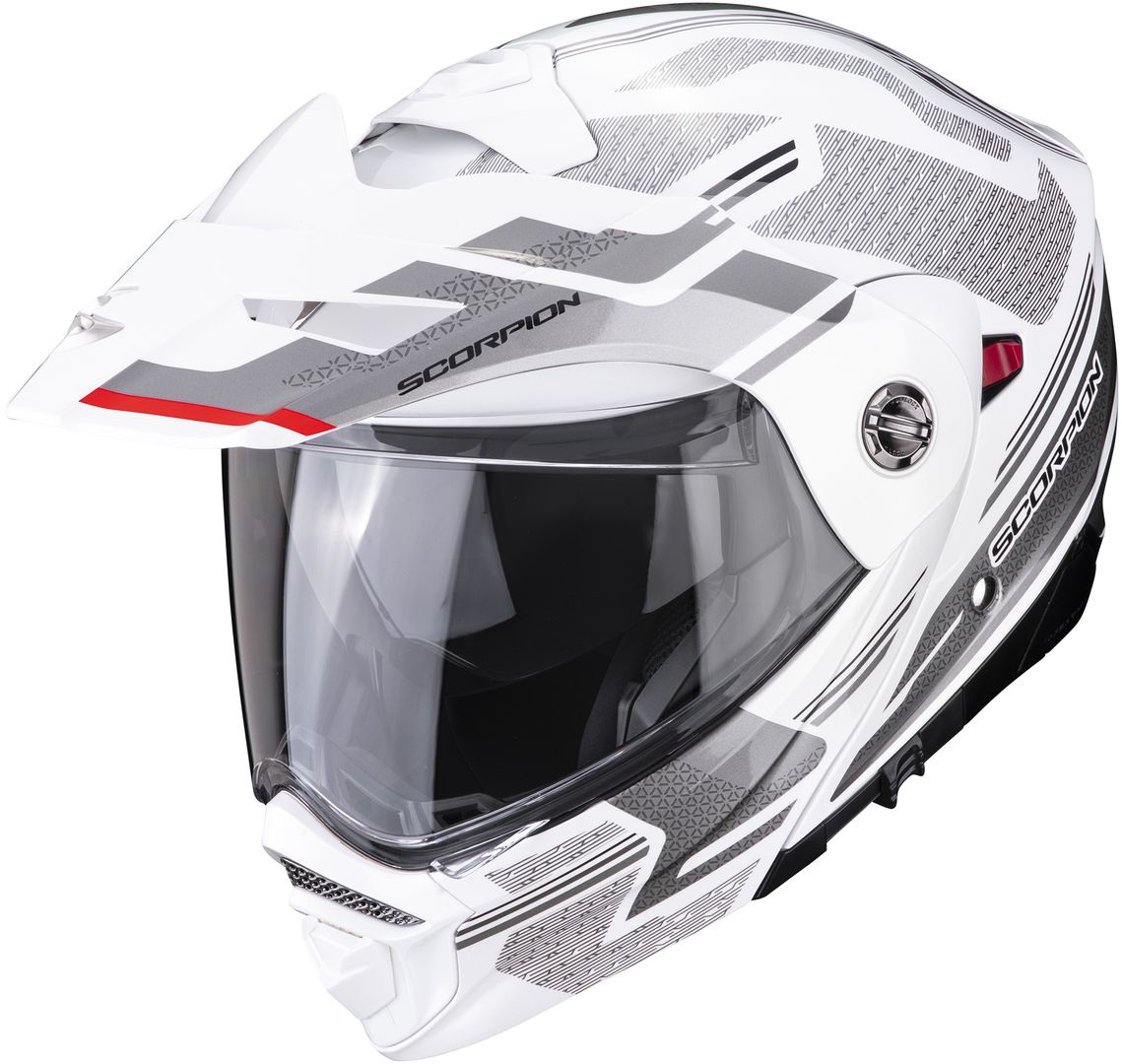 Scorpion ADX-2 Carrera Helmet, white-silver, Size XS 54 55, white-silver, Size XS 54 55
