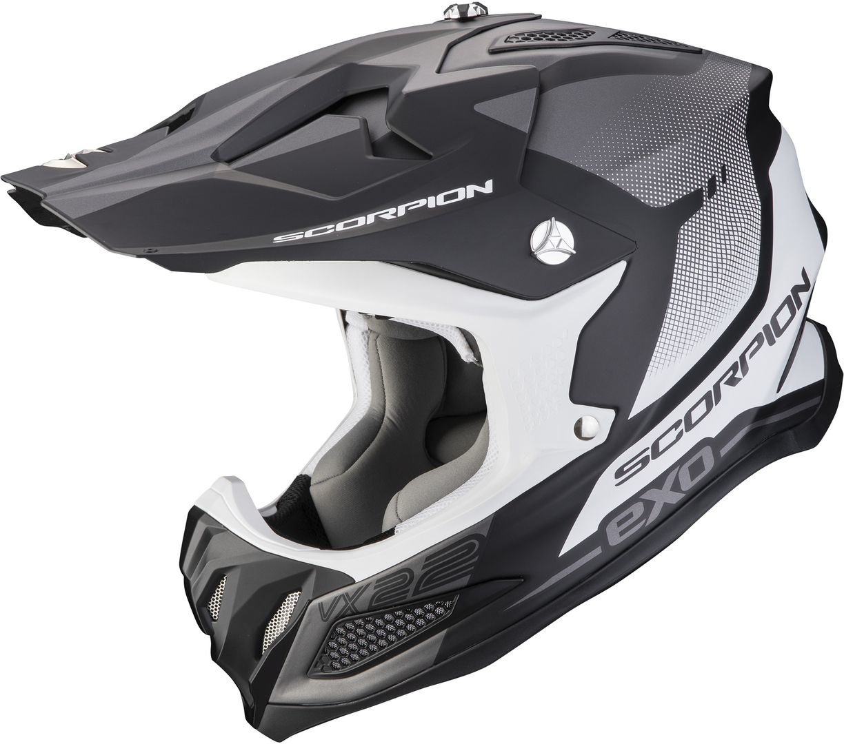 Scorpion VX-22 Air Attis Motocross Helmet, black-grey, Size XS, black-grey, Size XS