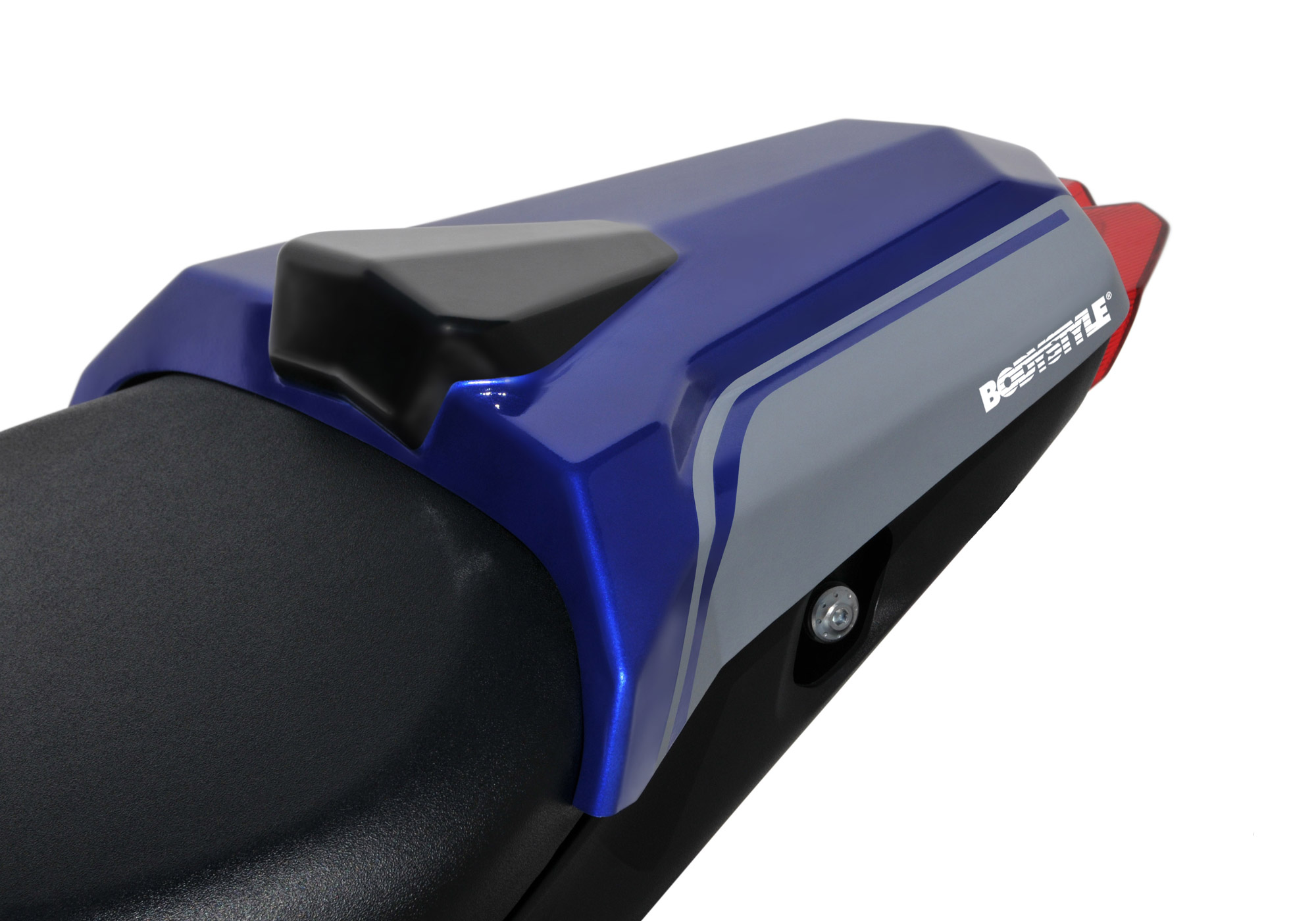 Housse de siège BODYSTYLE ABS plastiques gris/rouge, noir-rouge