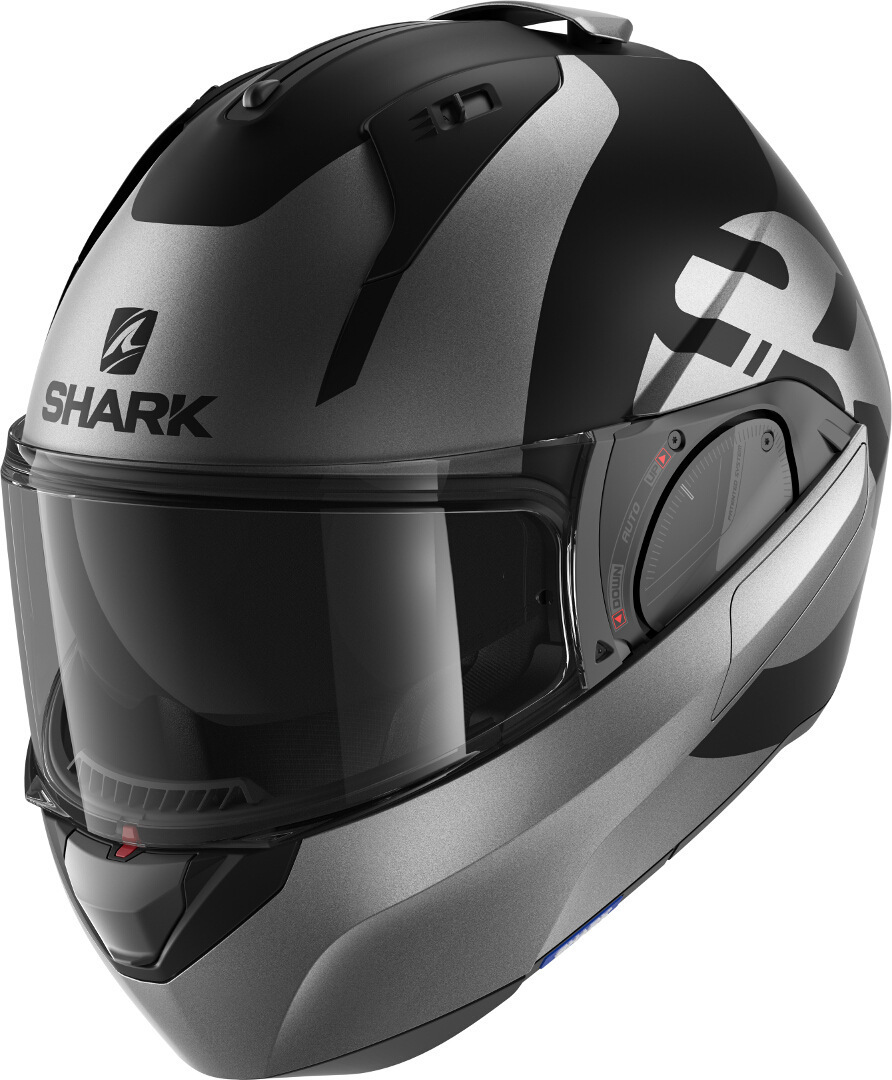 Shark EVO-ES Kedje Helmet, black-grey, Size XS, black-grey, Size XS