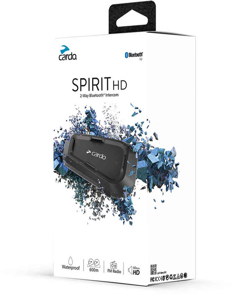 Cardo Spirit HD Paquet únic del sistema de comunicació