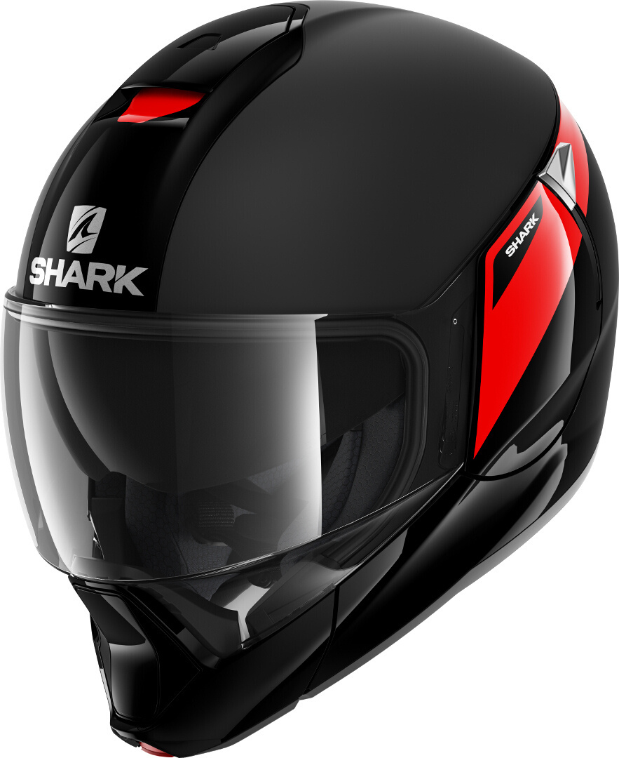 Shark Evojet Karonn Helmet, black-red, Size M, black-red, Size M