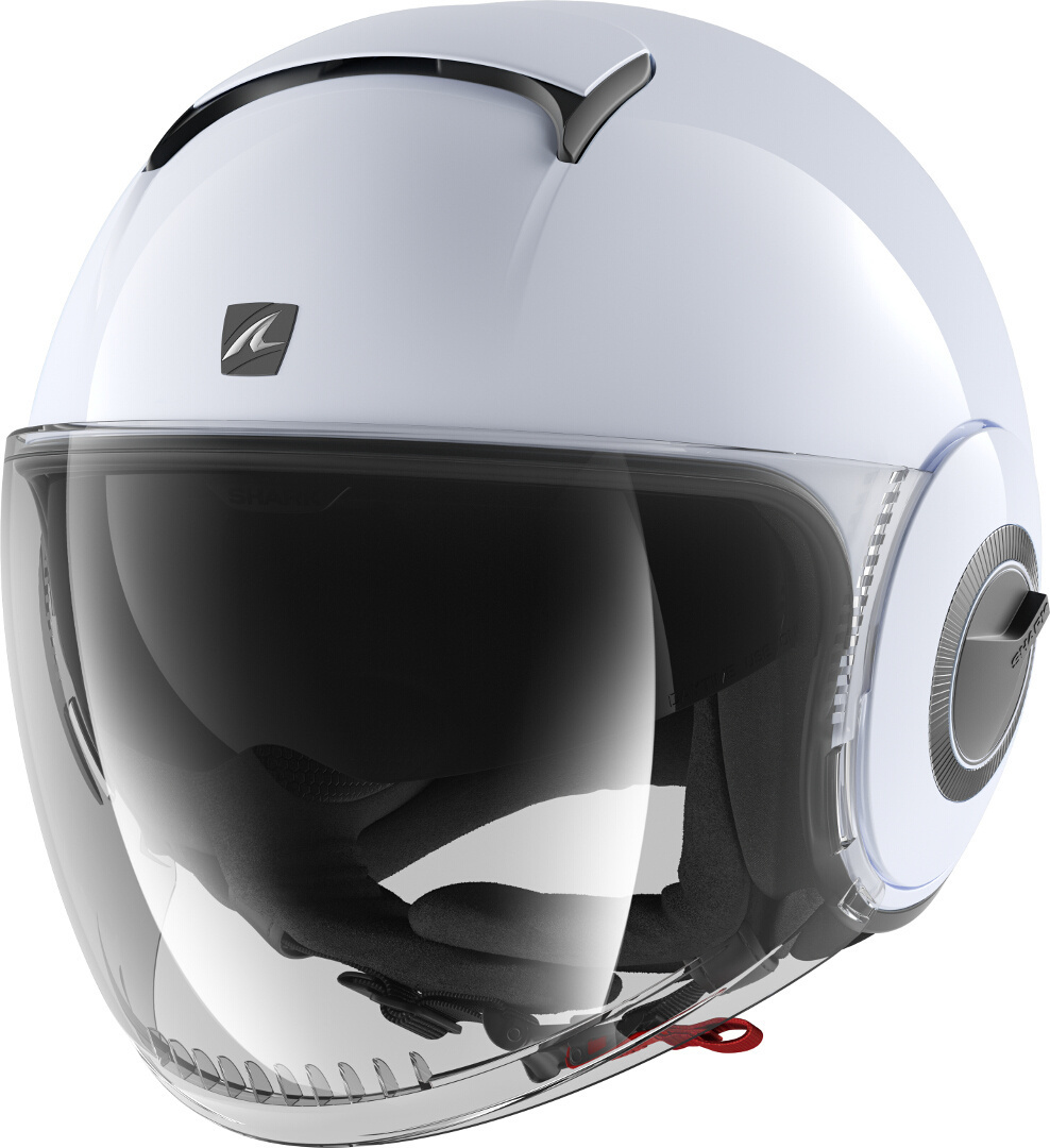 Shark Nano Blank Helmet, white, Size XS, white, Size XS