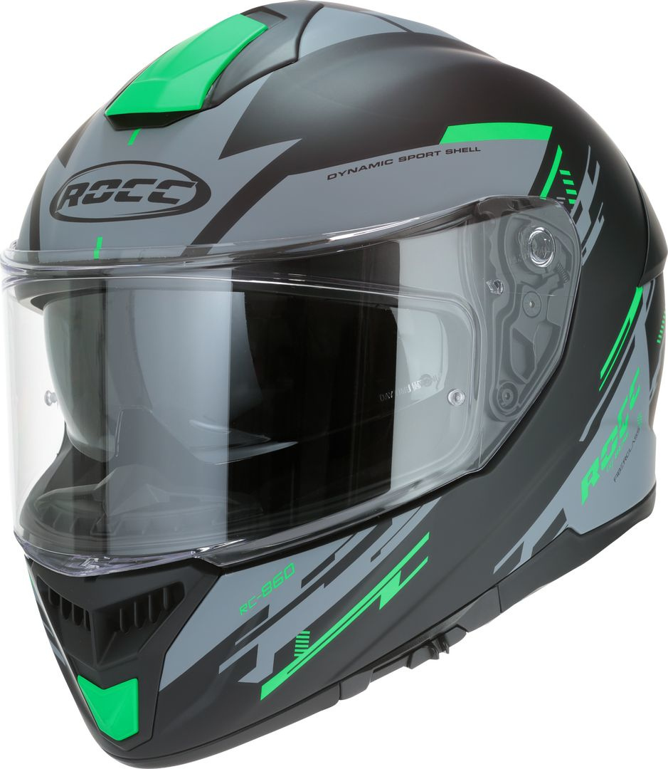 Rocc 861 Helmet, black-green, Size XS, black-green, Size XS