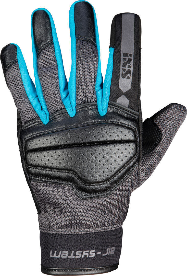 IXS Evo-Air Ladies Motorcycle Gloves, black-blue, Size S for Women, black-blue, Size S for Women