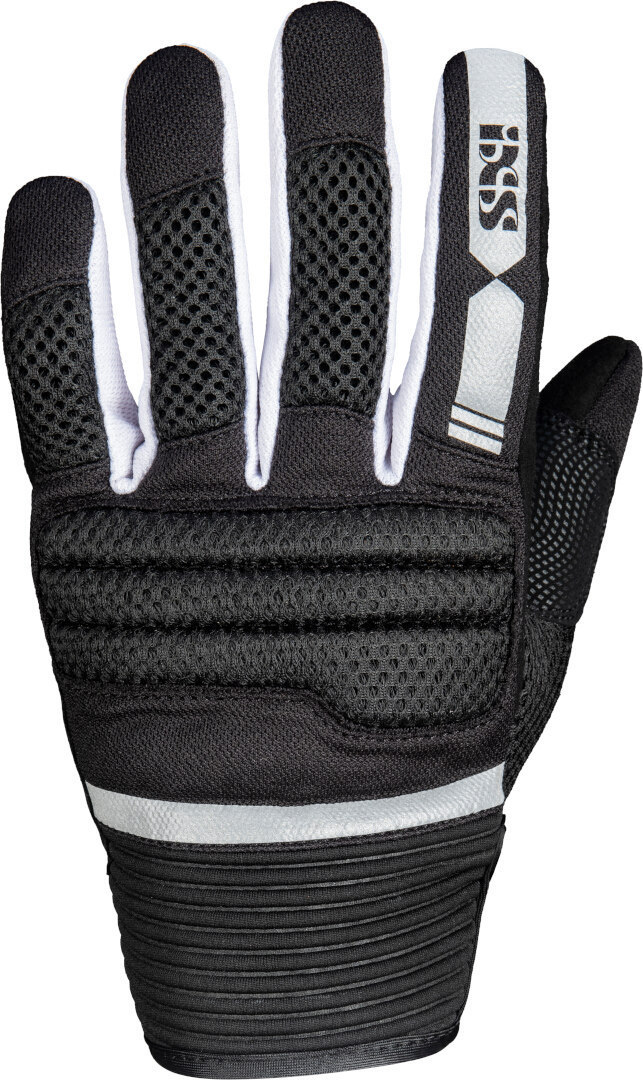 IXS Samur-Air 2.0 Motorcycle Gloves, black-white, Size S, black-white, Size S