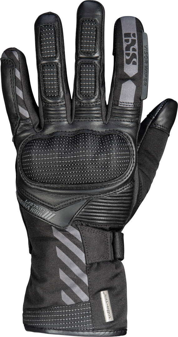 IXS Glasgow-ST 2.0 Ladies Motorcycle Gloves, black, Size S for Women, black, Size S for Women