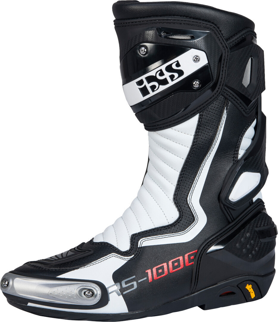IXS RS-1000 Мотоциклетные ботинки Черный/Белый 42 