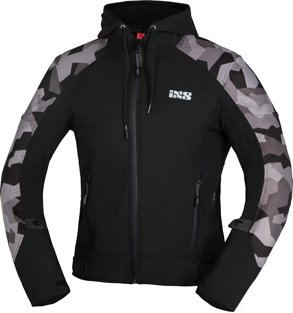 IXS Moto Camo Толстовка с капюшоном на молнии для мотоциклов