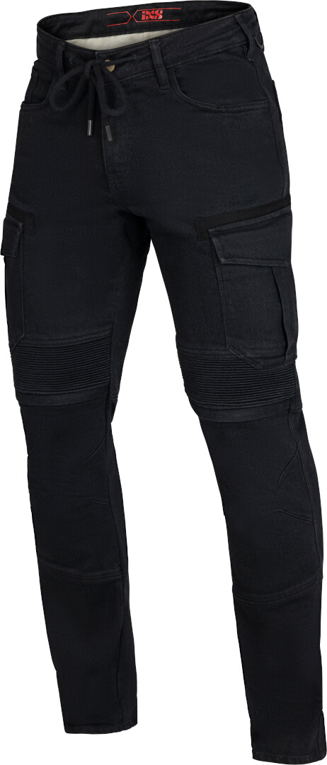 IXS Cargo Motorcykel Textil Byxor, svart, storlek 38