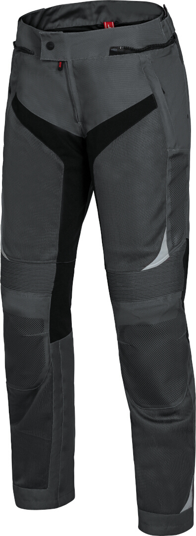 IXS Trigonis-Air Motorcykel Textil Byxor, svart-grå, storlek S