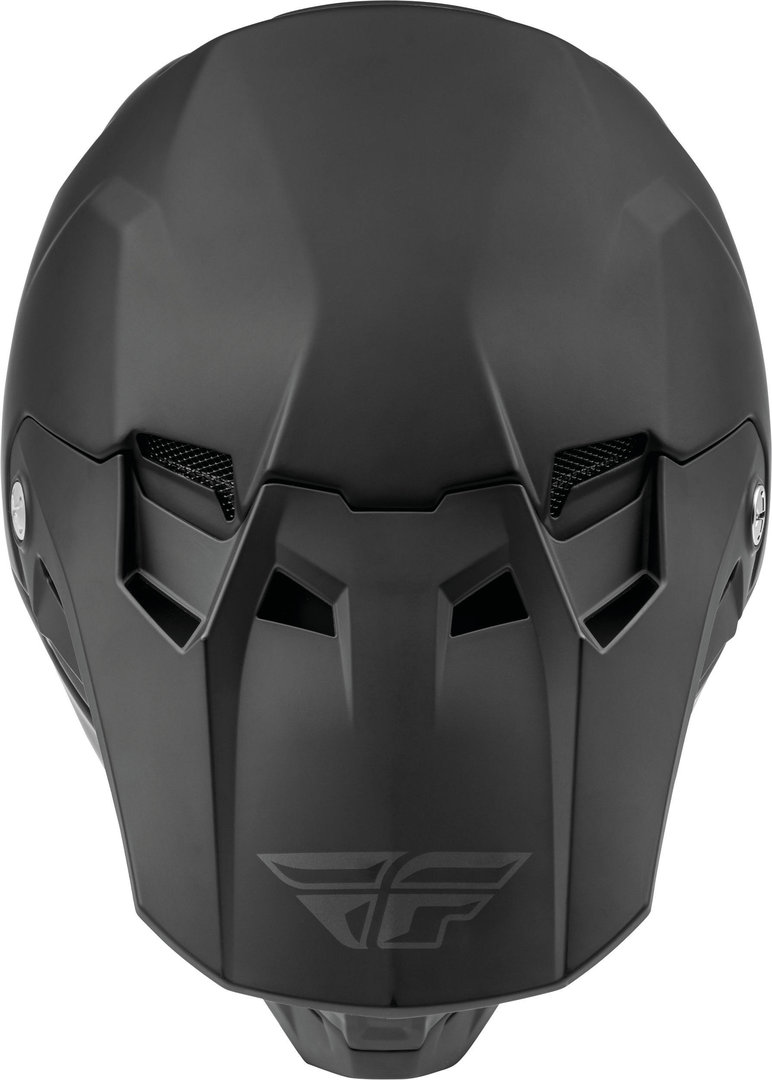 Side view of Fly Racing Formula CC Driver Solid Motocross Helmet, black, Size S for Men