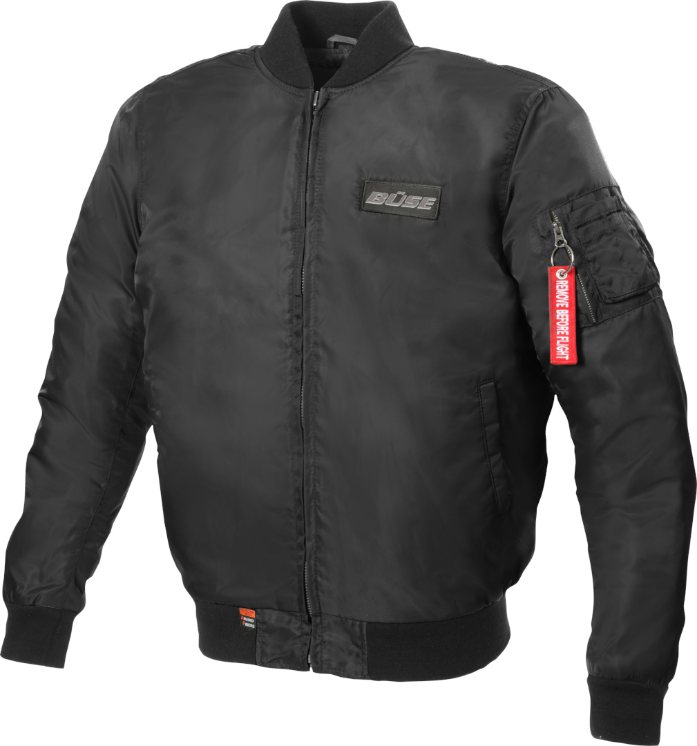 Büse Kingman Motorfiets textiel jas, zwart, afmeting 50