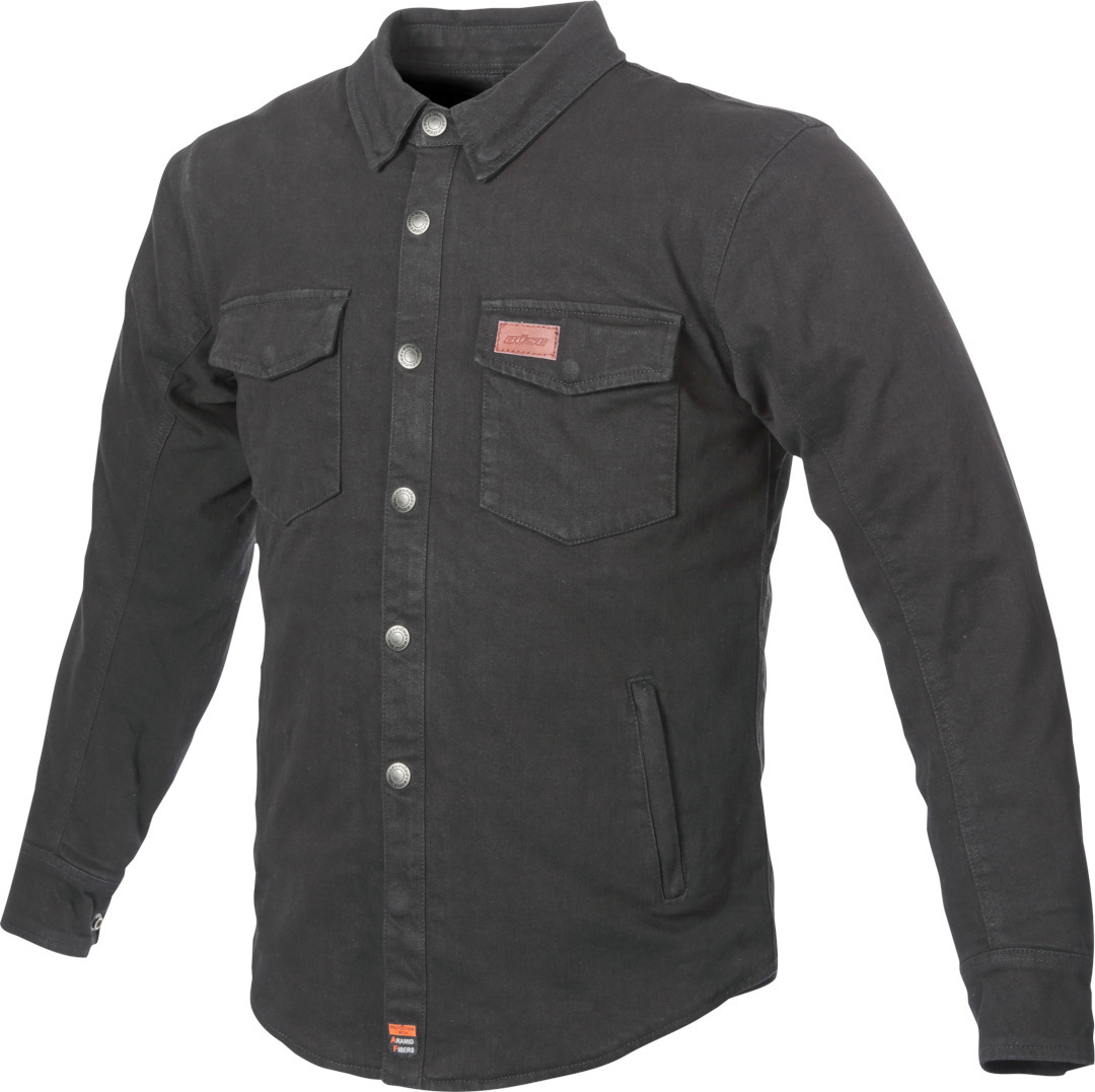 Büse Jackson Denim Motorcycle Shirt, black, Size M, black, Size M