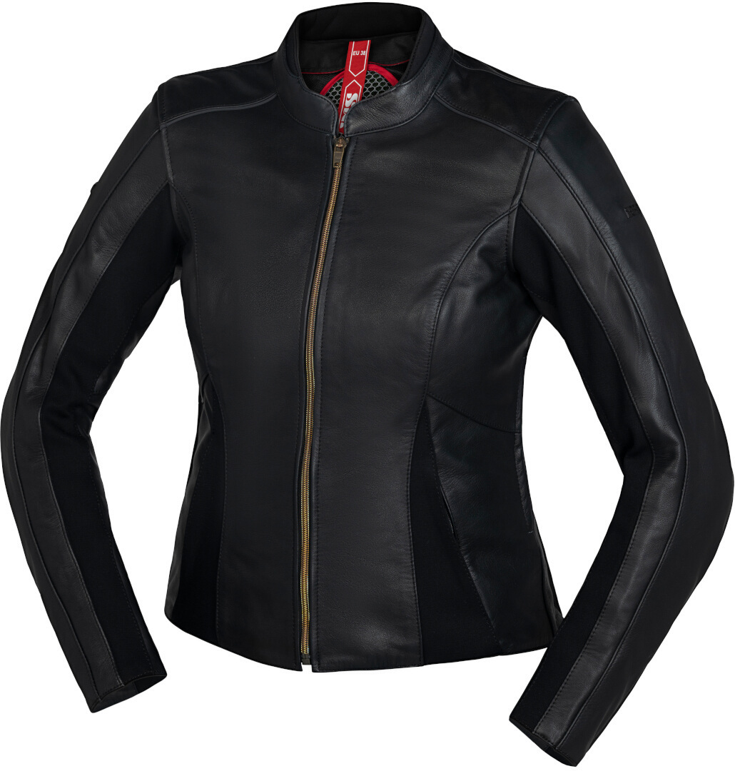 IXS Aberdeen Ladies Motorcycle Leather Jacket, black, Size 36 for Women, black, Size 36 for Women