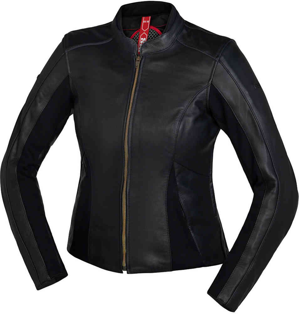 IXS Aberdeen Chaqueta de cuero para motocicleta para damas