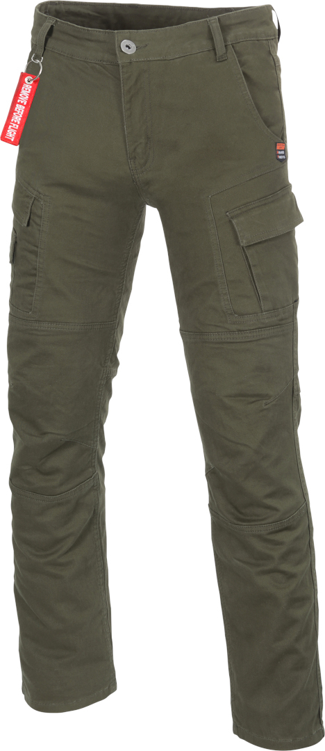 Büse Fargo Motorcycle Textile Pants, green, Size 48, green, Size 48