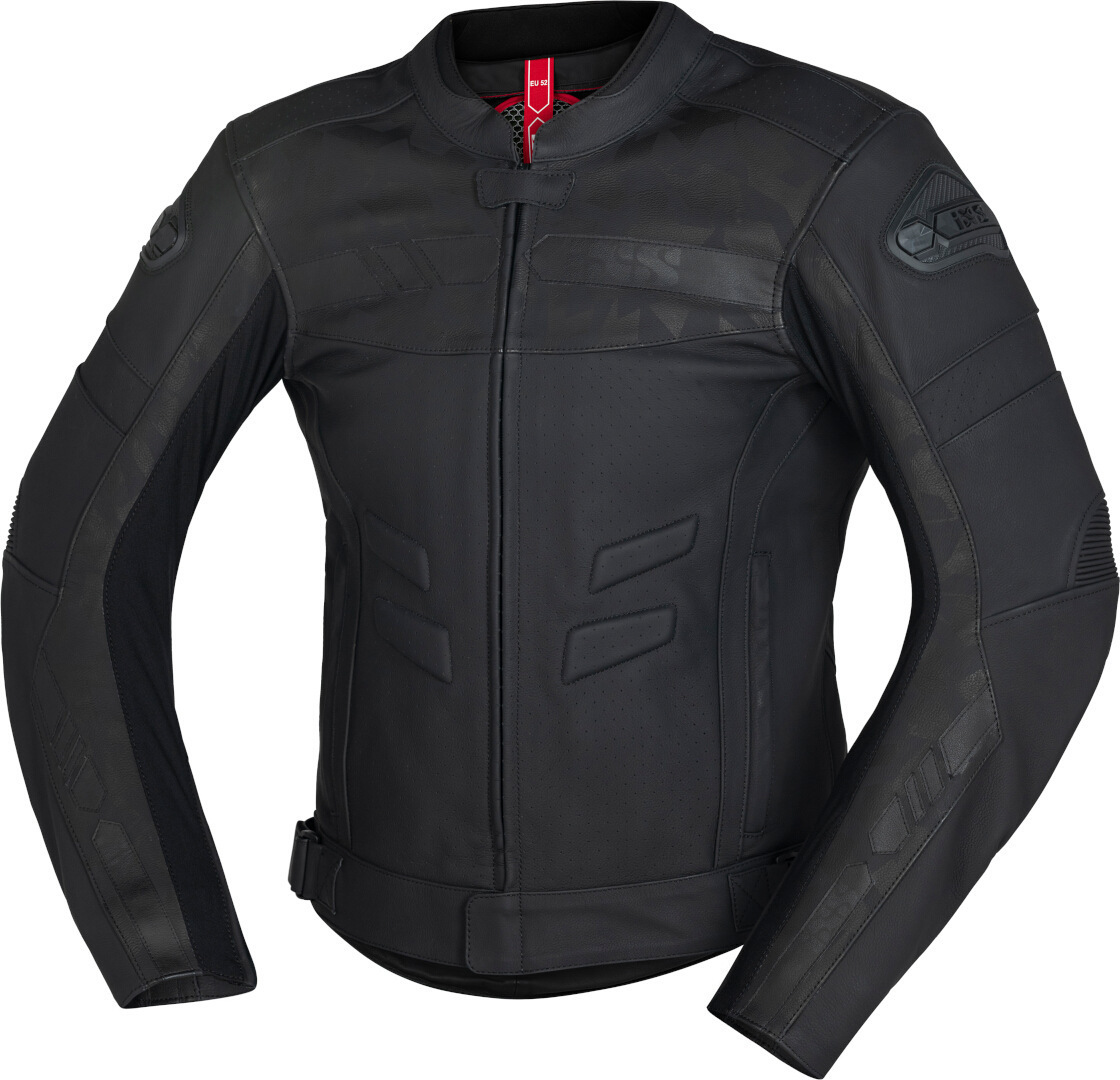 IXS RS-600 2.0 Ladies Motorcycle Leather Jacket, black, Size 50 for Women, black, Size 50 for Women