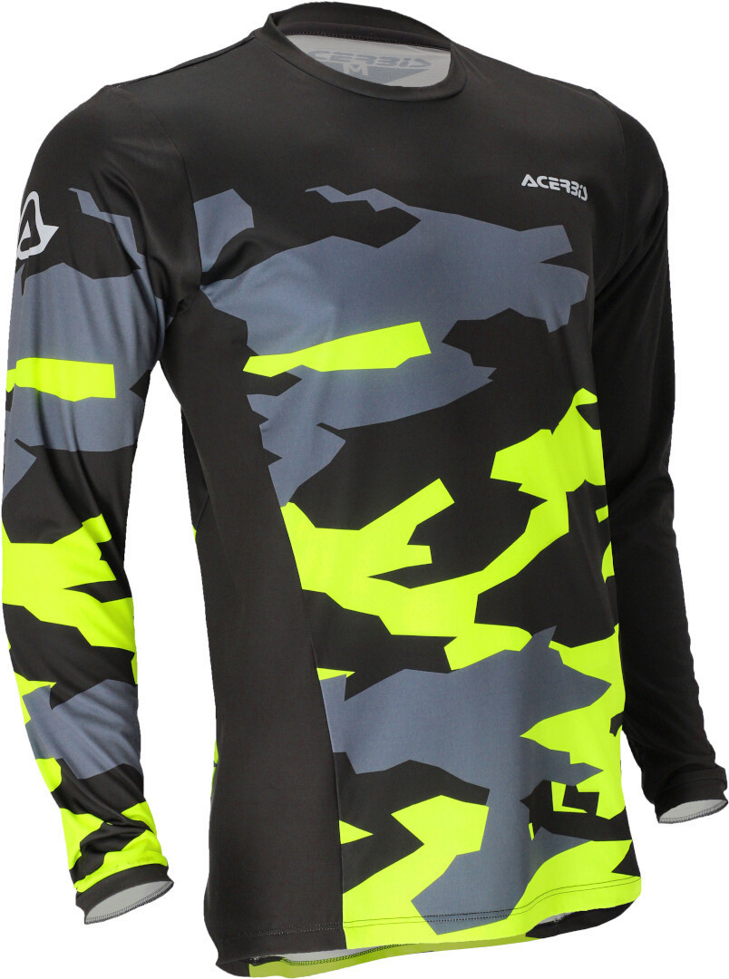 Acerbis X-Duro Winter Motocross Jersey, black-yellow, Size S, black-yellow, Size S