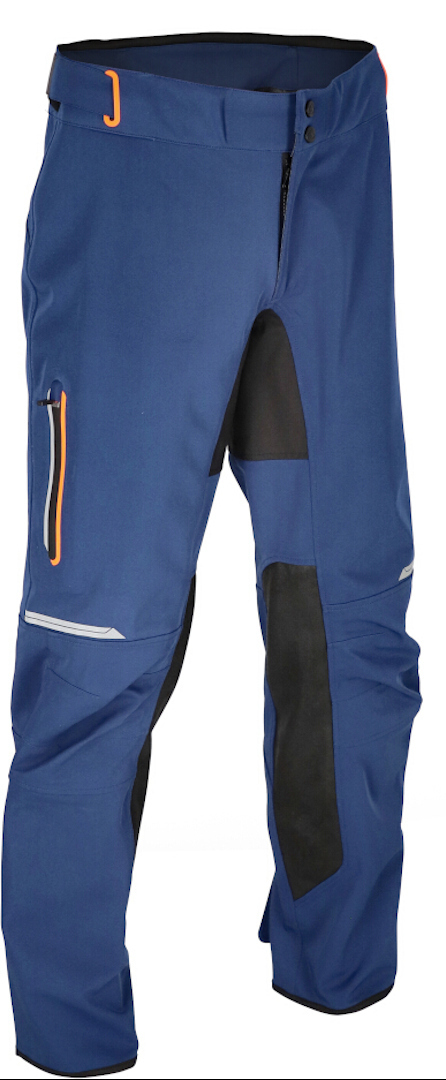 Image of Acerbis X-Duro Baggy WP Pantaloni Motocross, blu-arancione, dimensione 36