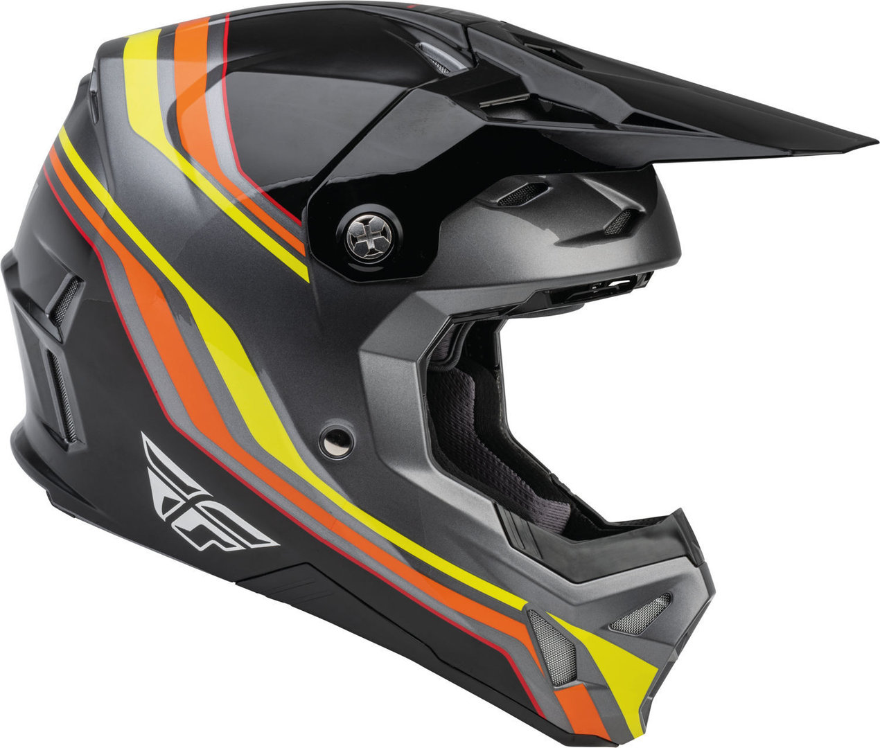 Fly Racing Formula CP S.E Speeder Motocross Helmet, black-red-yellow, Size M, black-red-yellow, Size M