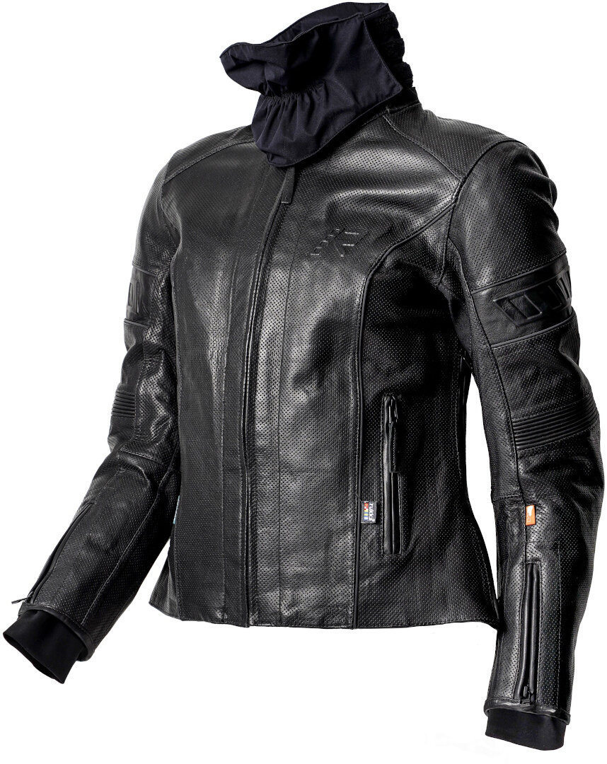 Rukka Aramissy Ladies Motorcycle Leather Jacket, black, Size 34 for Women, black, Size 34 for Women
