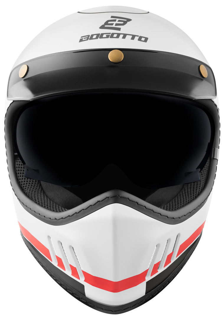 Bogotto FF980 EX-R Caferacer Cross Helm | eBay