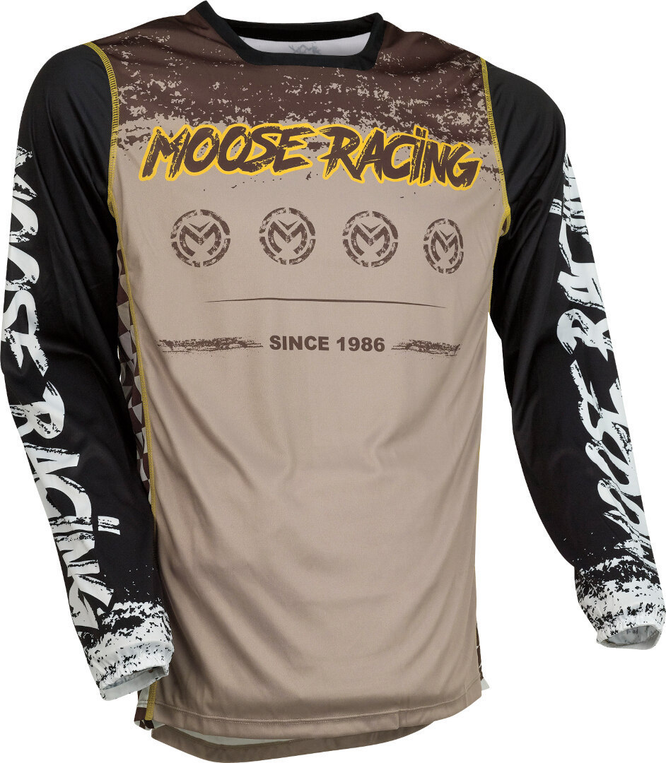 Moose Racing M1 2022 Motocross Jersey, schwarz-gelb, Größe L, schwarz-gelb, Größe L