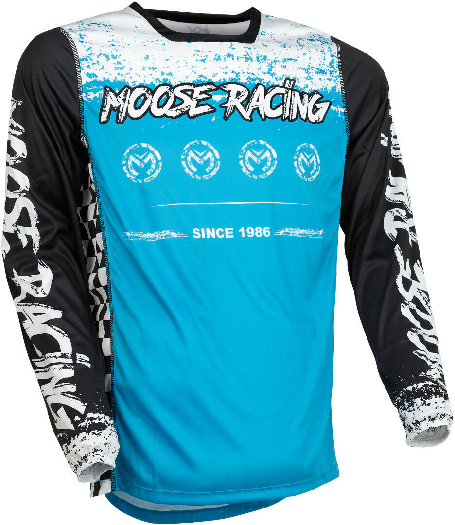 Moose Racing M1 2022 Motocross Jersey, schwarz-blau, Größe 3XL, schwarz-blau, Größe 3XL