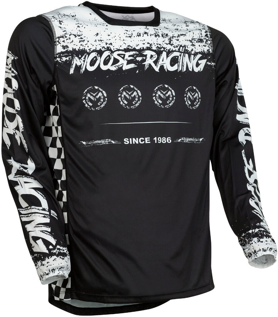 Moose Racing M1 2022 Motocross Jersey, schwarz-weiss, Größe XL, schwarz-weiss, Größe XL