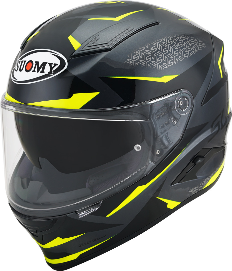 Suomy Speedstar Luminescence Helmet, grey-yellow, Size XS, grey-yellow, Size XS