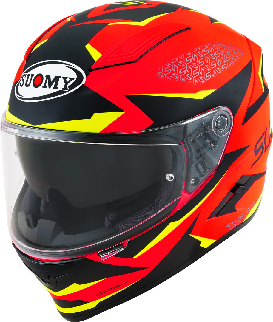 Suomy Speedstar Luminescence Helmet, red-yellow, Size XS, red-yellow, Size XS