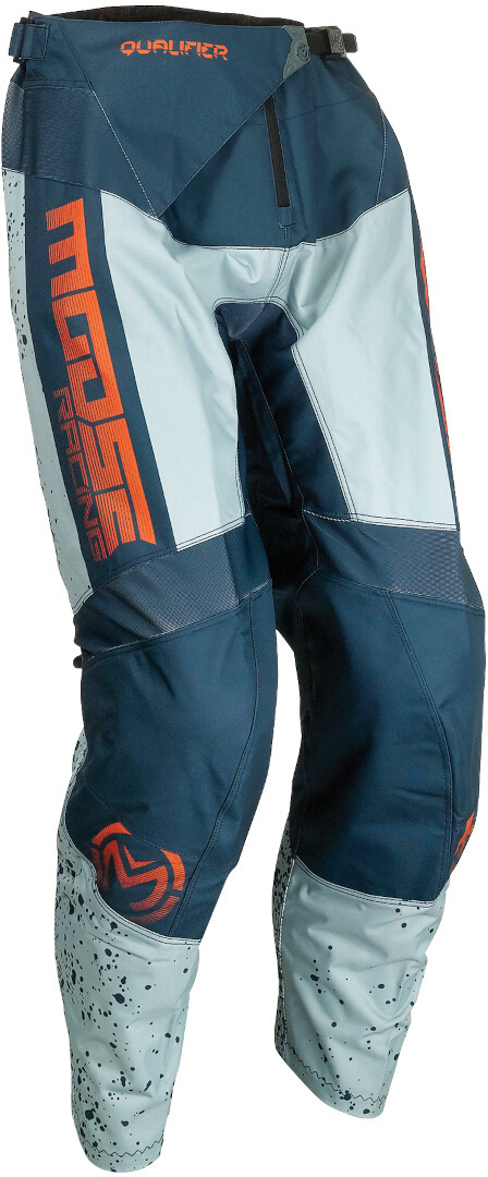 Moose Racing Qualifier Motorcross broek, grijs-oranje, afmeting 54
