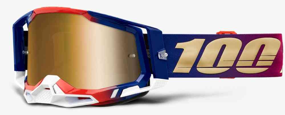 100% Racefraft 2 Extra United Motocross Goggles